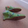 Green wedge shoes Image 3