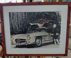 Zsa Zsa Gabor vintage framed original photo 53cm x 43cm