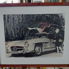 Zsa Zsa Gabor vintage framed original photo 53cm x 43cm
