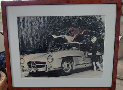 Zsa Zsa Gabor vintage framed original photo 53cm x 43cm
