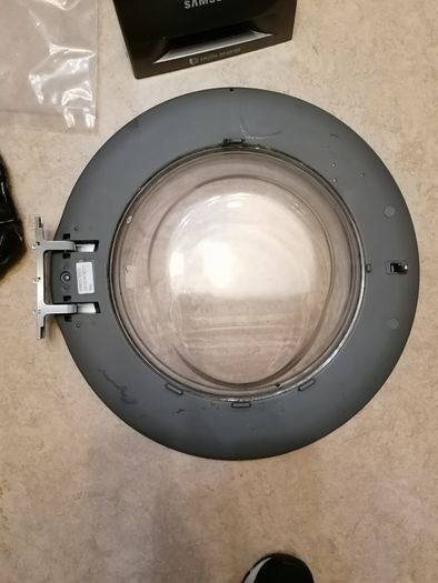 Washing machine, samsung ecobubble 9.0kg ,   WW90J5456FX/EU  washer door, dispenser pull out section in front panel