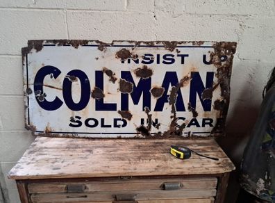 Vintage Enamel Sign