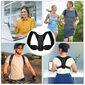 Posture Corrector for Men Women,Back Brace Posture Corrector,Adjustable Back Straightener Posture Corrector to Prevent Hunchback,Posture Correction,Shaping Upright and Confident Posture (M)