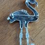 Large flamingo brooch. Image 4