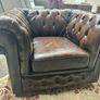 3+1+1 brown chesterfield Image 4