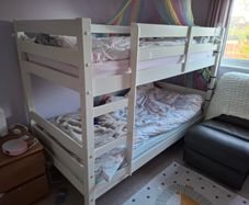 White Bunk Bed