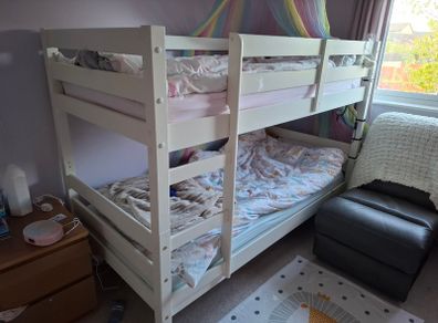 White Bunk Bed
