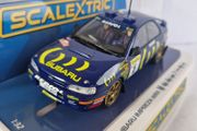 Scalextric C4555 Impreza WRX Carlos Sainz Slot Car  ( supercar classic WRC Rally )