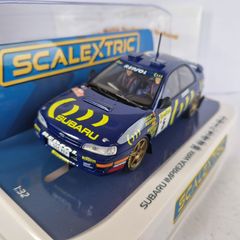 Scalextric C4555 Impreza WRX Carlos Sainz Slot Car  ( supercar classic WRC Rally )