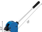 Sheet Metal Shrinker and Stretcher Kit with 2 Jaws 1 Housing Compound Lever 2 in 1 Manual Shaping Bending Forming Machine
