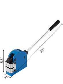 Sheet Metal Shrinker and Stretcher Kit with 2 Jaws 1 Housing Compound Lever 2 in 1 Manual Shaping Bending Forming Machine