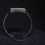 Vintage 9ct Gold Dublin Onyx Signet Ring Image 5