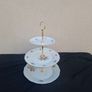 Floral china cake stand postage possible Image 2