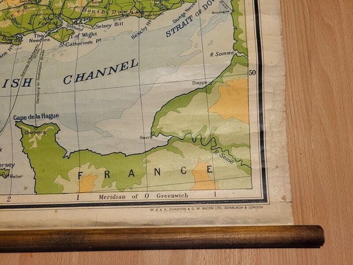 Educational map of Great Britain and Ireland