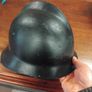 Vintage Military Firemans Helmet Image 7