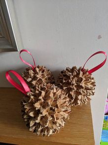 Christmas beech baubles