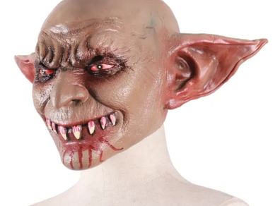 Halloween zombie Alien latex mask.