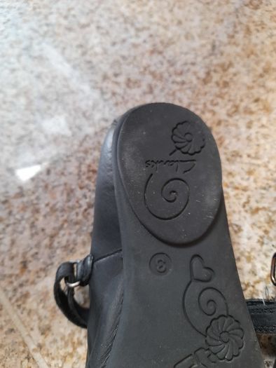 Girls Clarkes  shoes, size 3