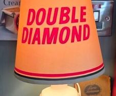 Double Diamond lamp - 1960's