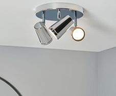 Trasi Spot Round Plate IP44 - Chrome