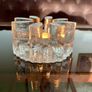 Vintage 1960s Georgshutte Art Glass Votive Candle Holder Trivet Dish Warmer Image 2