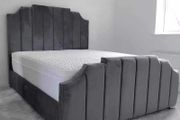 Double &amp; King Size Bed Frame With Mattress Opt