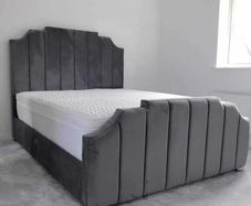 Double & King Size Bed Frame With Mattress Opt