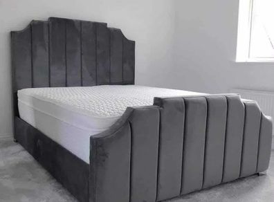 Double & King Size Bed Frame With Mattress Opt