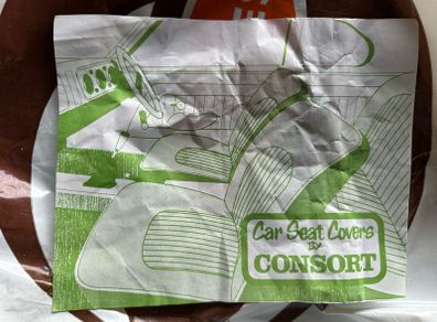 Vintage car seat covers 1978