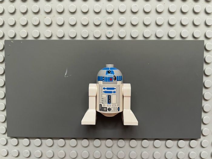 lego Star Wars sw0217 Astromech Droid, R2-D2 minifigure, Light Bluish Gray Head