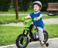 6V Kids Child Electric Motorbike Ride on Motorcycle Scooter Children Toy Gift for 3-6 Years (Green)