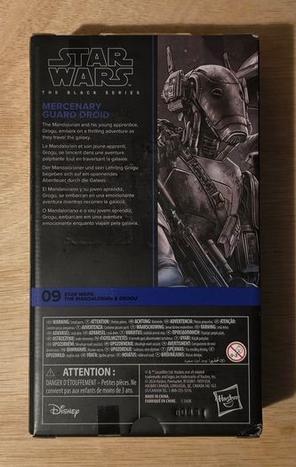 Star Wars Mercenary Guard Droid 6" Scale Black Series (Some Sticker Residue On The Back Of Box) New & Unopened