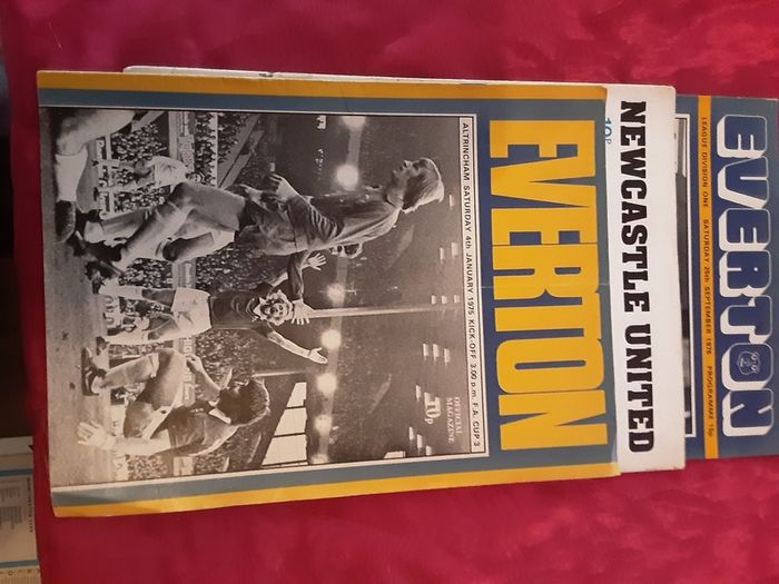 53 Everton programs 1973-2012, discount if you buy ALL my programs