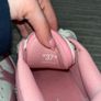 womens Barbie pink off white trainers Image 7