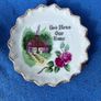 Miniature cup and plate- God bless our home Image 3