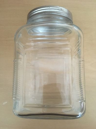 Retro-Style Glass Storage Jar