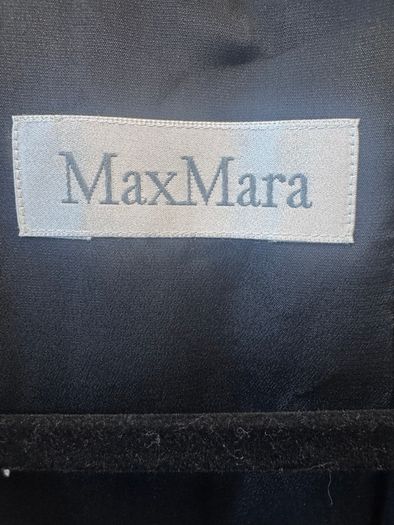 Max Mara Silk Blend Geometric Print Blazer Jacket EU 38 UK 10 Black White