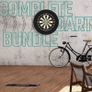 NEW SALE | Darts and Dartboard Complete Bundle Including Surround and Oche with 2 Sets of Darts, Black Image 5