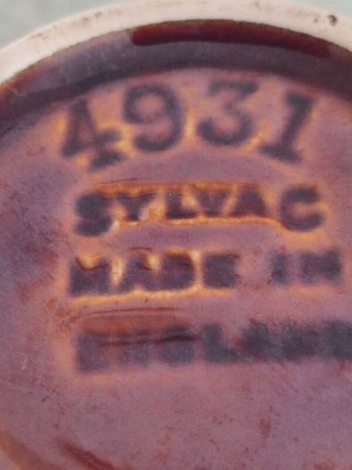Vintage SYLVAC Teapot Tea Strainer, Novelty Funny Face Tea Strainer, Brown Glazed Tea Pot