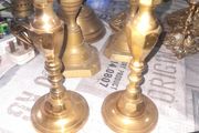 Beautiful Old Pair of Brass Candlesticks, Postage Available