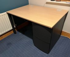 Deck with cabinet