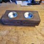 handcrafted wooden tealight holder Image 2
