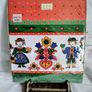 Vintage tablecloth, folk art,tablecloth Image 2