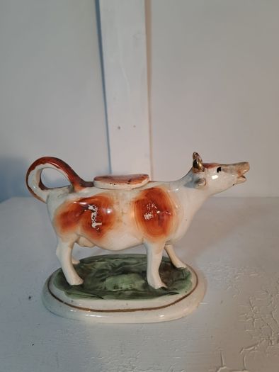 Staffordshire Lidded Creamer