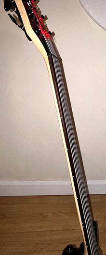 Harley Benton B-650FL BK Progressive Series (6-String Fretless Bass) - Pristine Condition