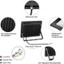 60W LED Floodlight IP66 Waterproof Outdoor Security Light, 4800LM, 3000K Warm White, Outdoor Flood Light Wall Light for Yard, Garage, Warehouse, Parking Lot, Garden - 24 Month Warranty [Energy Class A+] Image 7