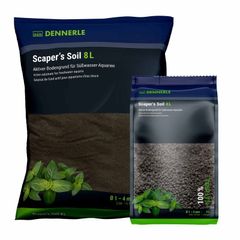 Dennerle Scapers Soil 1-4mm 4L / 8L - Black