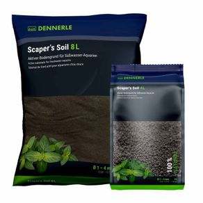 Dennerle Scapers Soil 1-4mm 4L / 8L - Black