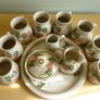 Stoneware Jackson Pottery Coffee tea service 12 pieces. IMMACULATE. CLASSIC STONE WARE Image 2