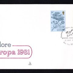 1981 Guernsey Europa Folklore Commemorative Stamps Addressed First Day Cover (FDC)